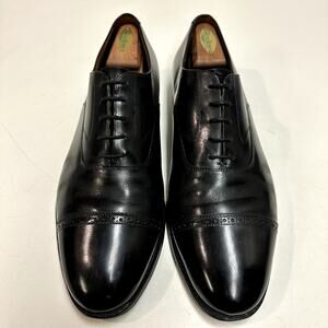 Crockett & Jones x Peal & Co. x Brooks Brothers Cap Toe Oxford Black Calf 11.5 E